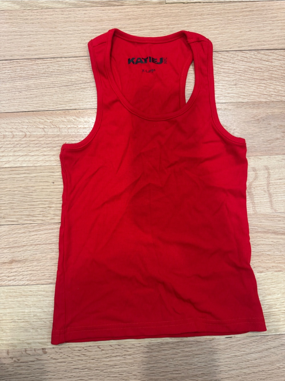 NWOT Katie J NYC Livi Tank Top - Camp Red